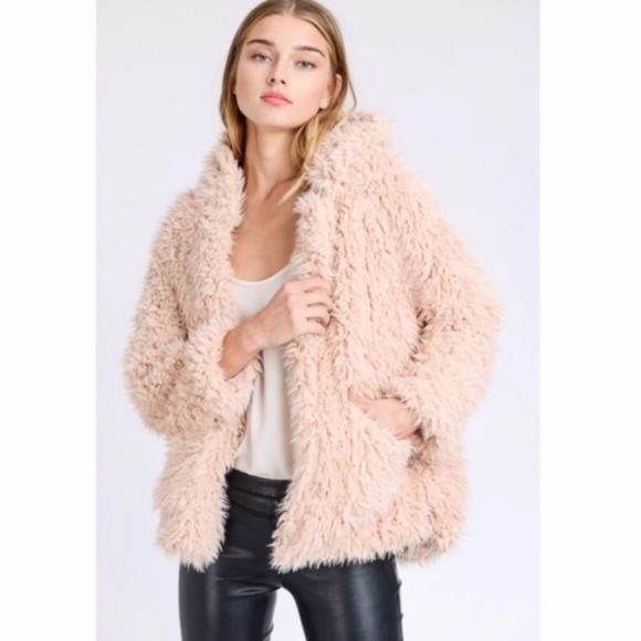 Love Tree Jackets & Blazers - Last One!! Super Soft Faux Fur Hoodie Jacket!!